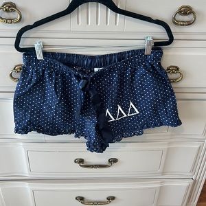 Tri delta pajama shorts